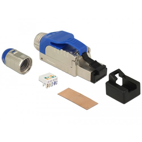 Delock RJ45 Plug field assembly Cat.8.1 metal