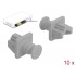 Delock Dust Cover for RJ45 jack 10 pieces grey