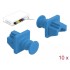 Delock Dust Cover for RJ45 jack 10 pieces blue