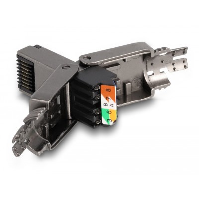 Delock RJ45 plug Cat.8.1 STP toolfree 2