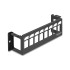 Delock Keystone Mounting Panel 8 Port surface mount horizontal