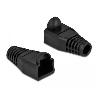 Delock Strain relief for RJ45 plug black 20 pieces 2