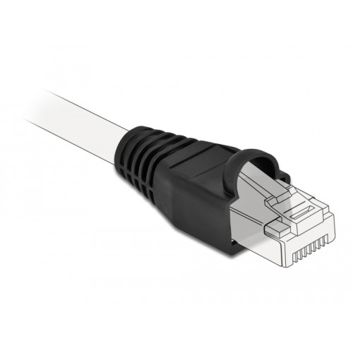 Delock Strain relief for RJ45 plug black 20 pieces