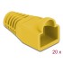 Delock Strain relief for RJ45 plug yellow 20 pieces