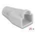 Delock Strain relief for RJ45 plug grey 20 pieces