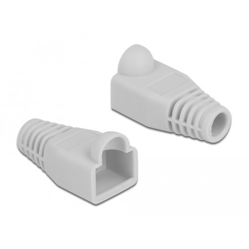 Delock Strain relief for RJ45 plug grey 20 pieces
