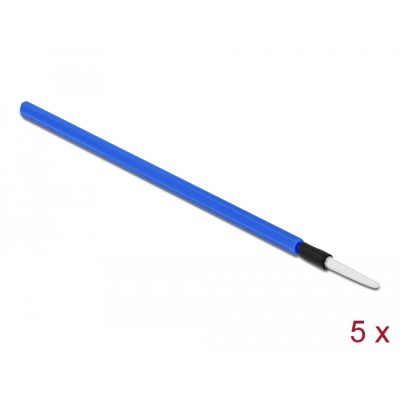 Delock Fiber optic cleaning stick for connectors with 1.25 mm ferrule 5 pieces