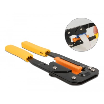 Delock Crimping Tool for insulation displacement connectors with adapter set