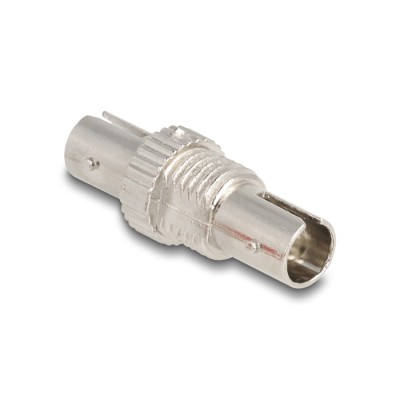 Delock Optical Fiber Coupler ST Simplex female to ST Simplex female metal 2