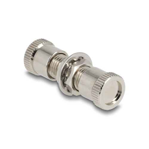 Delock Optical Fiber Coupler SMA 905 Simplex female to SMA 905 Simplex female metal