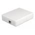 Delock Optical Fiber Connection Box for wall mounting for 2 x SC Simplex or LC Duplex white