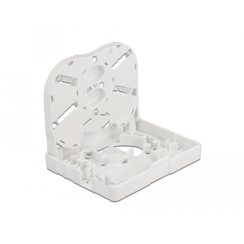 Delock Optical Fiber Connection Box for wall mounting for 2 x SC Simplex or LC Duplex white