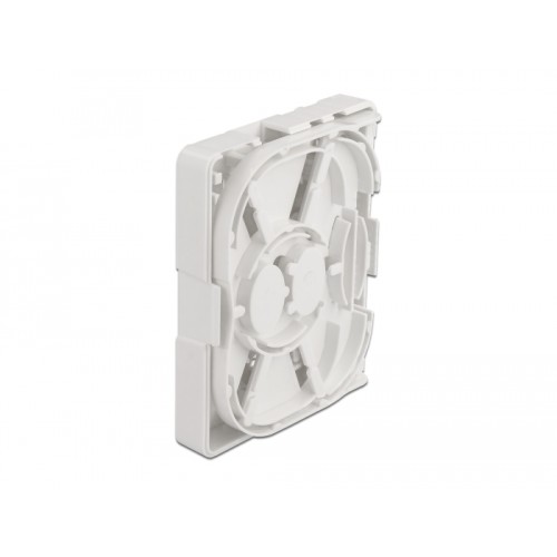 Delock Optical Fiber Connection Box for wall mounting for 2 x SC Simplex or LC Duplex white