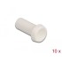 Delock Fiber optic dust cap for connector with 2.50 mm ferrule 10 pieces white
