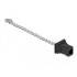 Delock Fiber optic dust cap with chain for SC plug black