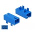 Delock Optic Fiber Coupler for PCB SC Simplex female to SC Simplex female Single-mode blue