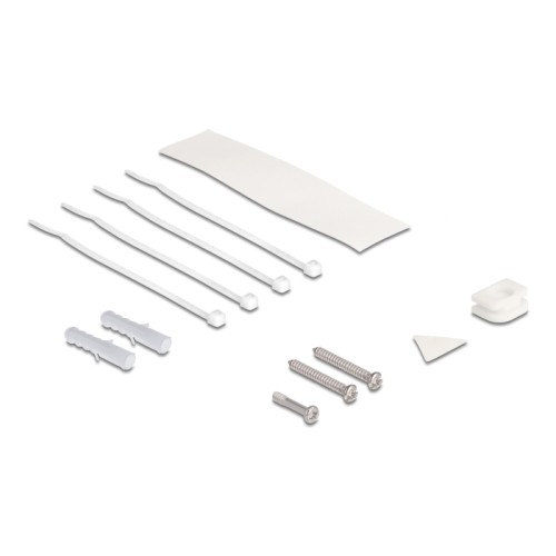 Delock Optical Fiber Connection Box for wall mounting for 2 x SC Simplex or LC Duplex white