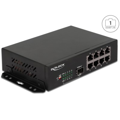 Delock Gigabit Ethernet Switch 8 Port + 1 SFP