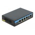 Delock Gigabit Ethernet Switch 4 Port PoE + 1 RJ45