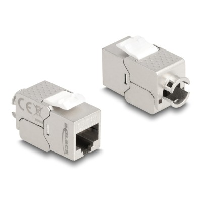 Delock Keystone Module RJ45 jack to LSA Cat.6A Slim toolfree