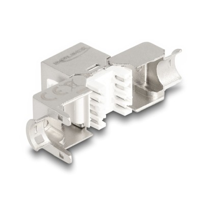 Delock Keystone Module RJ45 jack to LSA Cat.6A Slim toolfree 2
