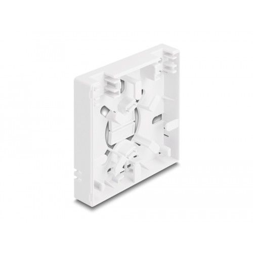 Delock Optical Fiber Connection Box for wall mounting for 2 x SC Simplex or LC Duplex white