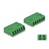 Delock Optical Fiber Coupler HD LC Hexaplex female to LC Hexaplex female green
