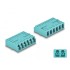 Delock Optical Fiber Coupler HD LC Hexaplex female to LC Hexaplex female aqua