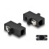 Delock Optical Fiber Coupler MTRJ female to MTRJ female black