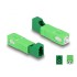 Delock Optical Fiber Hybrid Coupler SC Simplex male to LC Simplex female green