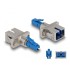 Delock Optical Fiber Hybrid Coupler LC Simplex male to SC Simplex female blue