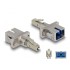 Delock Optical Fiber Hybrid Coupler LC Simplex male to SC Simplex female beige