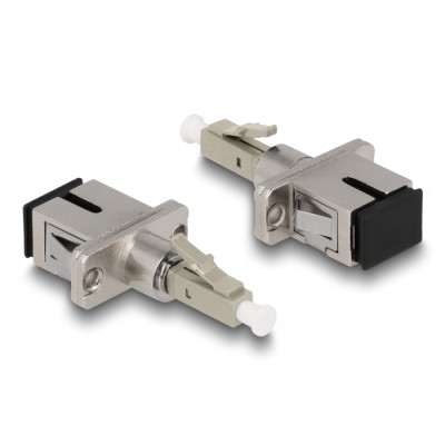 Delock Optical Fiber Hybrid Coupler LC Simplex male to SC Simplex female beige 2
