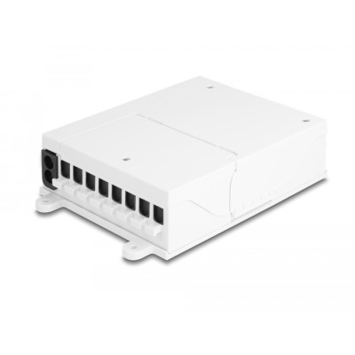 Delock Fiber Optic Distribution Box FTTH indoor for wall mounting 8 port white 2