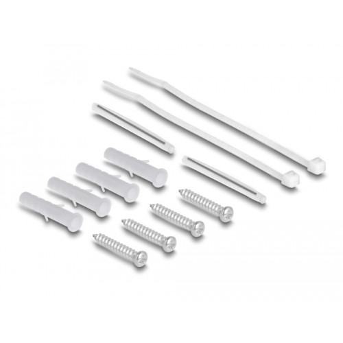 Delock Fiber Optic Distribution Box FTTH indoor for wall mounting 8 port white