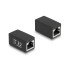 Delock Adapter RJ45 jack to RJ45 jack Cat.6 black