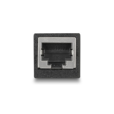 Delock Adapter RJ45 jack to RJ45 jack Cat.6 black 2