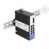 Delock Industrial Gigabit Ethernet Switch 8 Port RJ45 2 Port SFP for DIN rail