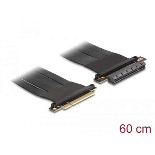 Delock Riser Card PCI Express x8 male to x8 slot with cable 60 cm