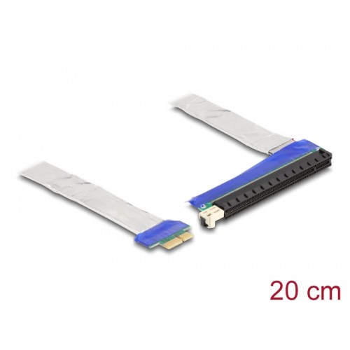 Delock Riser Card PCI Express x1 male to x16 slot with cable 20 cm