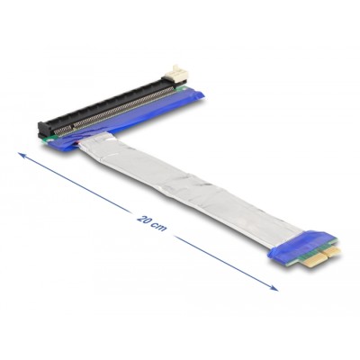 Delock Riser Card PCI Express x1 male to x16 slot with cable 20 cm 2