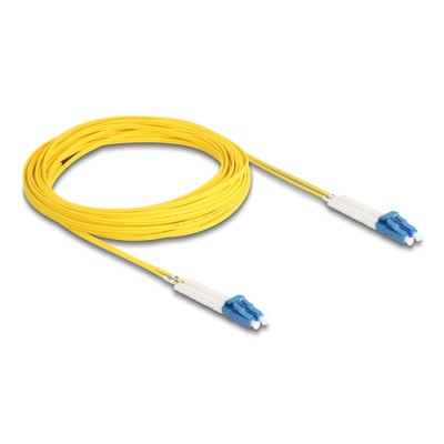 Delock Optical Fiber Cable LC Duplex to LC Duplex singlemode OS2 angled 10 m 2