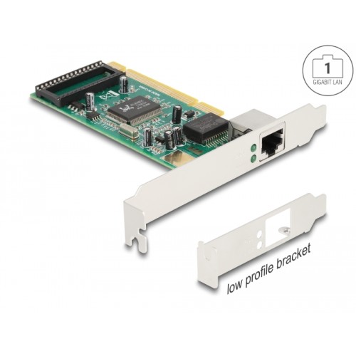 Delock PCI Card to 1 x RJ45 Gigabit LAN RTL