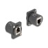 Delock D-Type Module RJ12 jack to jack with screws black