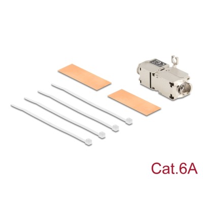 Delock Network Cable Connector LSA to LSA Cat.6A STP toolfree