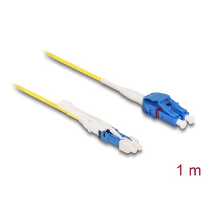 Delock Optical Fiber Cable CS male to LC Duplex singlemode G657A2 / OS2 Uniboot 1 m