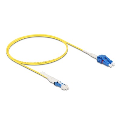 Delock Optical Fiber Cable CS male to LC Duplex singlemode G657A2 / OS2 Uniboot 1 m 2