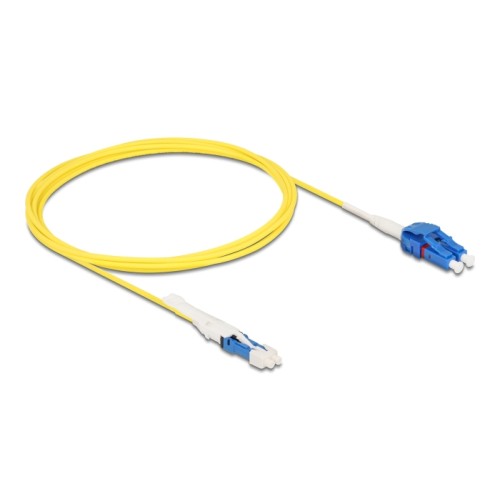 Delock Optical Fiber Cable CS male to LC Duplex singlemode G657A2 / OS2 Uniboot 2 m