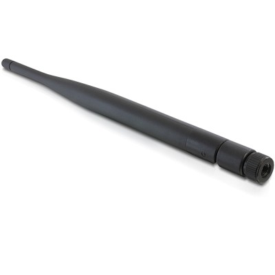 Delock WLAN 802.11 ac/a/b/g/n Antenna RP-SMA plug 4 - 5 dBi omnidirectional with tilt joint black 2