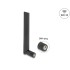 Delock WiFi 6E Antenna SMA plug 3 dBi omnidirectional with tilt joint black